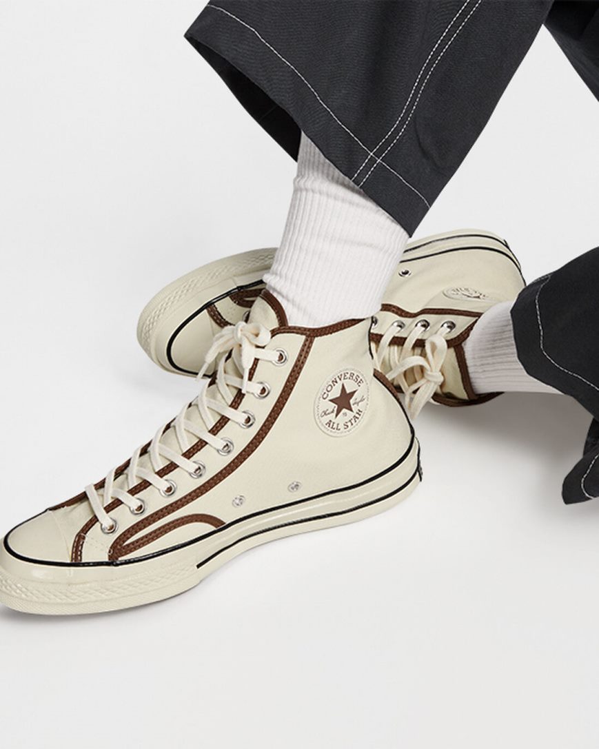 Women's Converse Chuck 70 Workwear High Top Shoes Beige / Brown | AU 45908G
